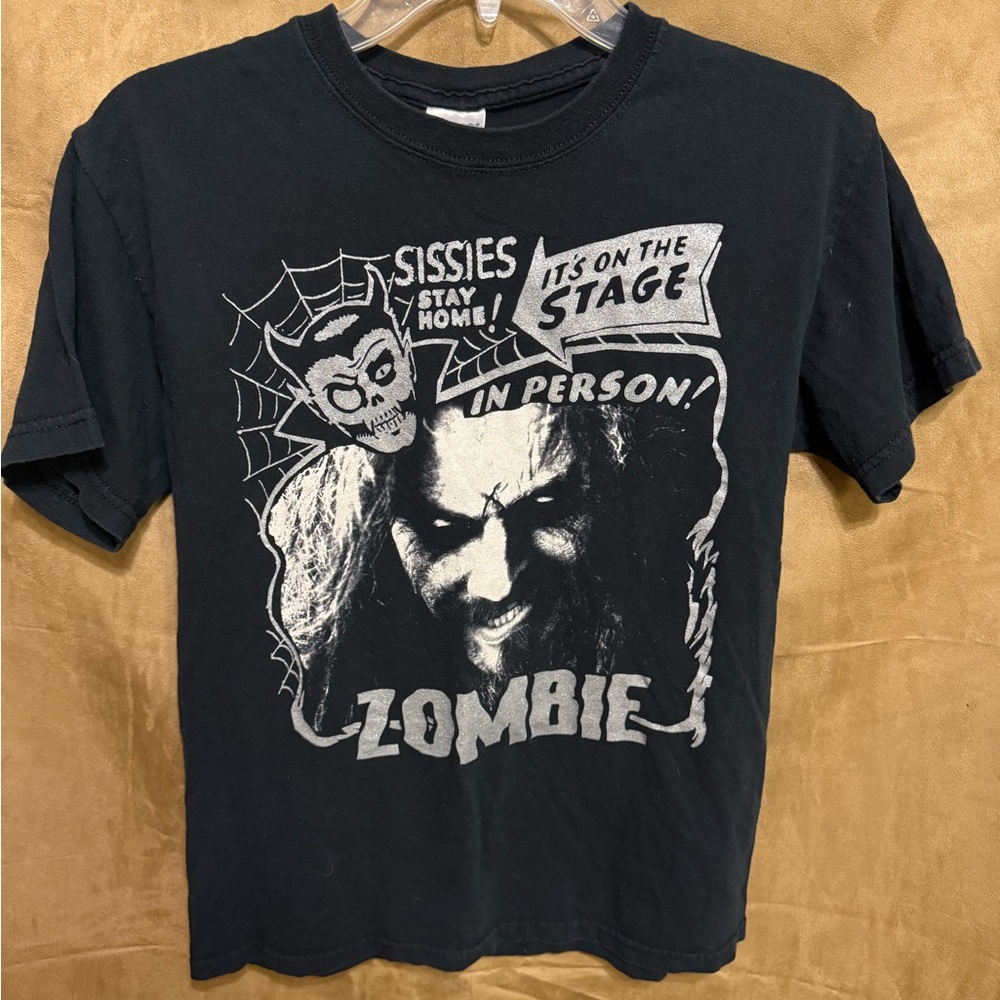 Y2K Black Zombie Graphic T-Shirt